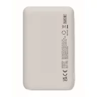   Powerbank 5000 mAh, USB-C, USB-A, 2410E23126, Everestus, 9.9 x 6.2 x 1.5 cm, Plastic, Alb