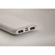   Powerbank 5000 mAh, USB-C, USB-A, 2410E23126, Everestus, 9.9 x 6.2 x 1.5 cm, Plastic, Alb