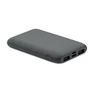   Baterie externa 5000 mAh, USB-C, USB-A, 2509E16017, Everestus, 9.9x6.2x1.5 cm, Plastic, Gri piatra