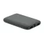 Baterie externa 5000 mAh, USB-C, USB-A, 2509E16017, Everestus, 9.9x6.2x1.5 cm, Plastic, Gri piatra