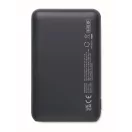 Powerbank 5000 mAh, USB-C, USB-A, 2410E23127, Everestus, 9.9 x 6.2 x 1.5 cm, Plastic, Albastru marin francez