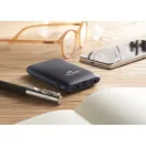 Powerbank 5000 mAh, USB-C, USB-A, 2410E23127, Everestus, 9.9 x 6.2 x 1.5 cm, Plastic, Albastru marin francez