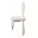 Ventilator portabil USB-C, 2410E25448, Everestus, 8.8 x 3.5 x 3.7 cm, Plastic, Alb