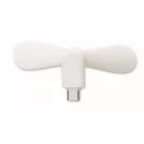 Ventilator portabil USB-C, 2410E25448, Everestus, 8.8 x 3.5 x 3.7 cm, Plastic, Alb