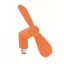 Ventilator usb, Everestus, 2610E17604, 8.8x3.5x3.7 cm, Plastic, Portocaliu