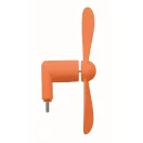 Ventilator usb, Everestus, 2610E17604, 8.8x3.5x3.7 cm, Plastic, Portocaliu
