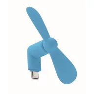   Ventilator usb, Everestus, 2610E17605, 8.8x3.5x3.7 cm, Plastic, Albastru Turcoaz