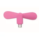 Ventilator usb, Everestus, 2610E17602, 8.8x3.5x3.7 cm, Plastic, Fuchsia