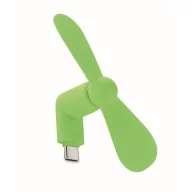   Ventilator usb, Everestus, 2610E17603, 8.8x3.5x3.7 cm, Plastic, Verde Lime