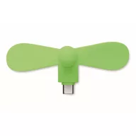   Ventilator usb, Everestus, 2610E17603, 8.8x3.5x3.7 cm, Plastic, Verde Lime