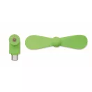 Ventilator usb, Everestus, 2610E17603, 8.8x3.5x3.7 cm, Plastic, Verde Lime