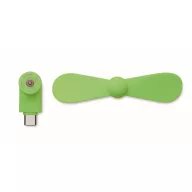   Ventilator usb, Everestus, 2610E17603, 8.8x3.5x3.7 cm, Plastic, Verde Lime