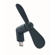  Ventilator usb, Everestus, 2610E17601, 8.8x3.5x3.7 cm, Plastic, Albastru marin francez