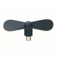   Ventilator usb, Everestus, 2610E17601, 8.8x3.5x3.7 cm, Plastic, Albastru marin francez
