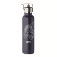   Sticla de apa 660 ml, 2410E23701, Everestus, ø7 x 27 cm, Otel, Albastru marin francez