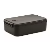   Caserola pranz, 2200 ml, 2410E21913, Everestus, 25.5 x 17 x 7.5 cm, Polipropilena, Negru