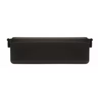   Caserola pranz, 2200 ml, 2410E21913, Everestus, 25.5 x 17 x 7.5 cm, Polipropilena, Negru