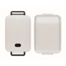 Caserola pentru pranz, Everestus, 2610E17302, 2200 ml, 25.5x17x7.5 cm, Polipropilena, Alb