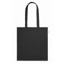 Sacosa de cumparaturi, 2410E24802, Everestus, 38 x 42 cm, Bumbac, Negru