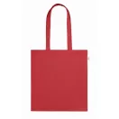 Sacosa de cumparaturi, 2410E24804, Everestus, 38 x 42 cm, Bumbac, Rosu
