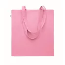 Sacosa de cumparaturi, Everestus, 2601E14367, 38x42 cm, Bumbac, Roz copil