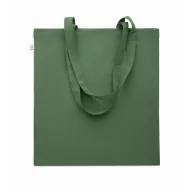   Sacosa de cumparaturi, 2410E24805, Everestus, 38 x 42 cm, Bumbac, Verde inchis