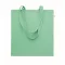 Sacosa de cumparaturi, Everestus, 2601E14368, 38x42 cm, Bumbac, Verde Mint