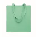 Sacosa de cumparaturi, Everestus, 2601E14368, 38x42 cm, Bumbac, Verde Mint