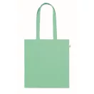 Sacosa de cumparaturi, Everestus, 2601E14368, 38x42 cm, Bumbac, Verde Mint