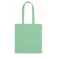   Sacosa de cumparaturi, Everestus, 2601E14368, 38x42 cm, Bumbac, Verde Mint