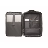   Rucsac laptop, 15 inch, 2410E22143, Everestus, 41 x 29 x 11 cm, rPET, Negru