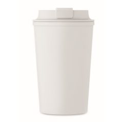   Cana de voiaj 350 ml, 2410E23806, Everestus, ø8.5 x 14 cm, Plastic, Alb