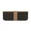 Caserola pranz, 1000 ml, 2410E21908, Everestus, 19 x 12 x 6.5 cm, Plastic, Negru