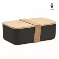   Caserola pranz, 1000 ml, 2410E21908, Everestus, 19 x 12 x 6.5 cm, Plastic, Negru
