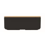   Caserola pranz, 1000 ml, 2410E21908, Everestus, 19 x 12 x 6.5 cm, Plastic, Negru