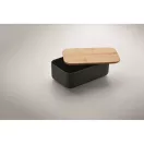Caserola pranz, 1000 ml, 2410E21908, Everestus, 19 x 12 x 6.5 cm, Plastic, Negru