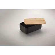   Caserola pranz, 1000 ml, 2410E21908, Everestus, 19 x 12 x 6.5 cm, Plastic, Negru