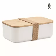  Caserola pranz, 1000 ml, 2410E21906, Everestus, 19 x 12 x 6.5 cm, Plastic, Alb