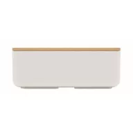   Caserola pranz, 1000 ml, 2410E21906, Everestus, 19 x 12 x 6.5 cm, Plastic, Alb