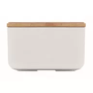   Caserola pranz, 1000 ml, 2410E21906, Everestus, 19 x 12 x 6.5 cm, Plastic, Alb