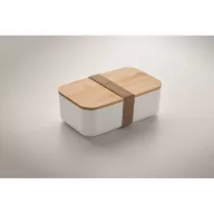   Caserola pranz, 1000 ml, 2410E21906, Everestus, 19 x 12 x 6.5 cm, Plastic, Alb