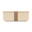 Caserola pranz, 1000 ml, 2410E21907, Everestus, 19 x 12 x 6.5 cm, Plastic, Bej
