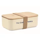 Caserola pranz, 1000 ml, 2410E21907, Everestus, 19 x 12 x 6.5 cm, Plastic, Bej