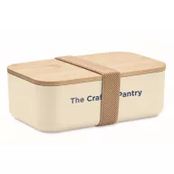   Caserola pranz, 1000 ml, 2410E21907, Everestus, 19 x 12 x 6.5 cm, Plastic, Bej