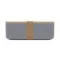Caserola pranz, 1000 ml, 2410E21909, Everestus, 19 x 12 x 6.5 cm, Plastic, Albastru petrol