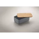 Caserola pranz, 1000 ml, 2410E21909, Everestus, 19 x 12 x 6.5 cm, Plastic, Albastru petrol