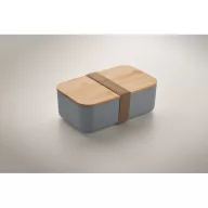   Caserola pranz, 1000 ml, 2410E21909, Everestus, 19 x 12 x 6.5 cm, Plastic, Albastru petrol