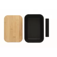   Set caserola si sticla termos, 900 ml, 2410E21924, Everestus, 22 x 23 x 7 cm, Otel, Negru