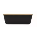 Set caserola si sticla termos, 900 ml, 2410E21924, Everestus, 22 x 23 x 7 cm, Otel, Negru