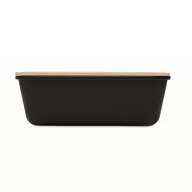   Set caserola si sticla termos, 900 ml, 2410E21924, Everestus, 22 x 23 x 7 cm, Otel, Negru